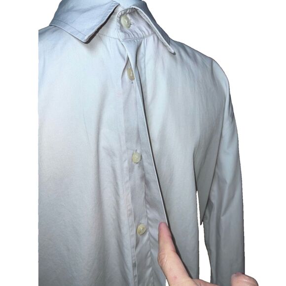 Dolce & Gabbana Slim Fit Stretch Dress Shirt Gray Kent Collar Italy 16.5 Luxury - Picture 4 of 11